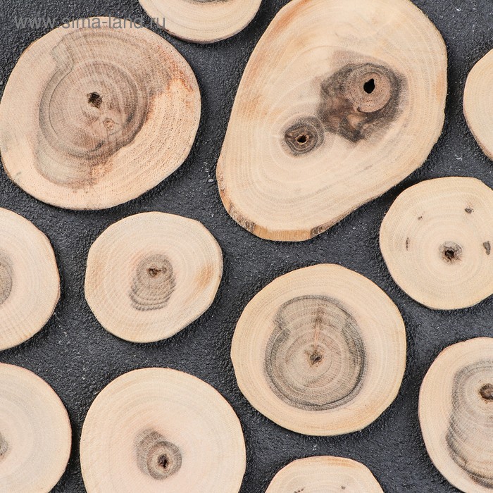 Спил "Грецкого ореха", круглый, d=4-7 см, h=3,5 мм
Спил "Грецкого ореха", круглый, d=4-7 см, h=3,5 мм