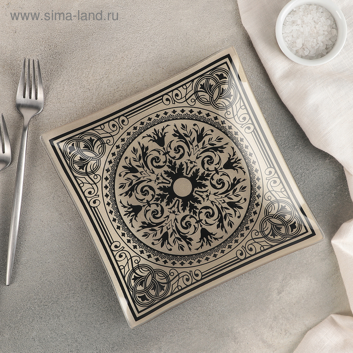 Тарелка десертная «Эльмира», d=20 см, цвет золото
Тарелка десертная «Эльмира», d=20 см, цвет золото