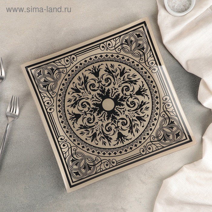 Тарелка обеденная «Эльмира», d=30 см, цвет золото
Тарелка обеденная «Эльмира», d=30 см, цвет золото