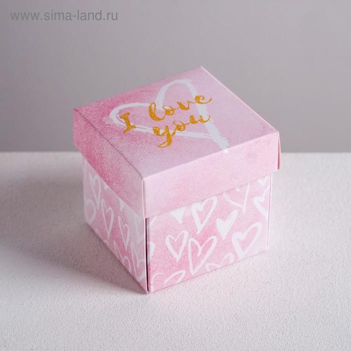 Бонбоньерка «I love you», 6.5 × 6.5 × 6.5 см
Бонбоньерка «I love you», 6.5 × 6.5 × 6.5 см