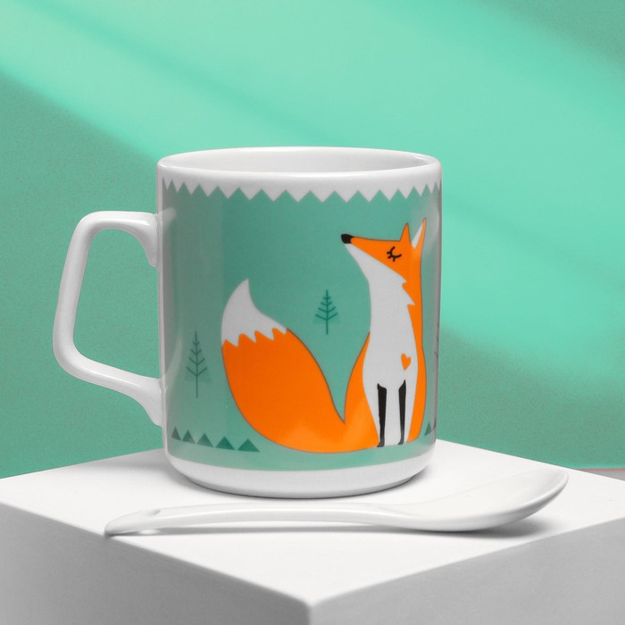 Кружка с ложкой «Дом там, где мама», МИКС 350 мл
Кружка с ложкой «Дом там, где мама», МИКС 350 мл