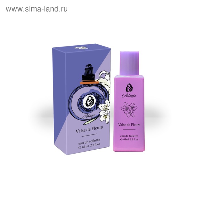 Туалетная вода женская Valse de Fleurs Adagio, 65 мл
Туалетная вода женская Valse de Fleurs Adagio, 65 мл
