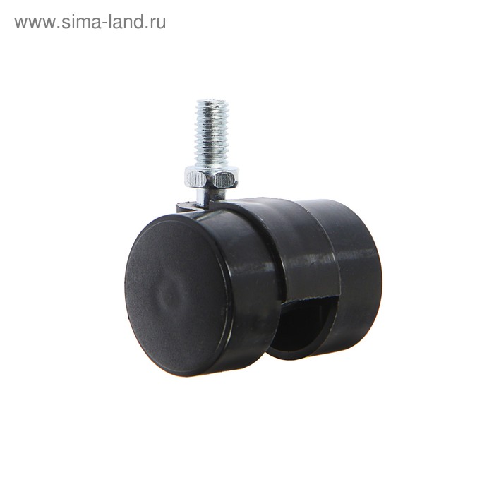 Колесо мебельное, d=35 мм, штырь, черный, М8 
Колесо мебельное, d=35 мм, штырь, черный, М8