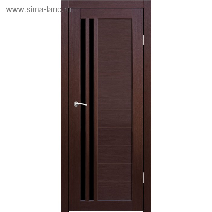 Дверное полотно "Квебек" Каштан, черный лакобель 2000х900
Дверное полотно "Квебек" Каштан, черный лакобель 2000х900