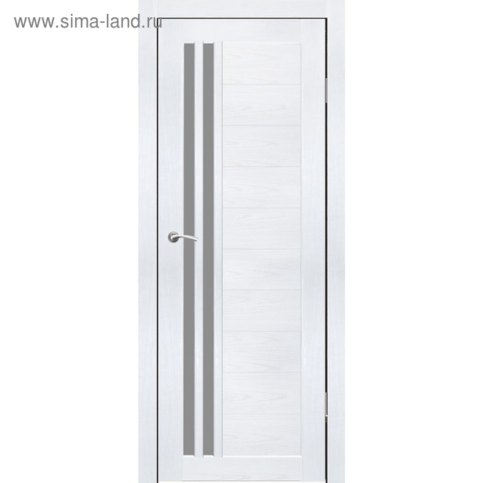 Дверное полотно "Квебек" Ясень белый, серый сатин 2000х600
Дверное полотно "Квебек" Ясень белый, серый сатин 2000х600