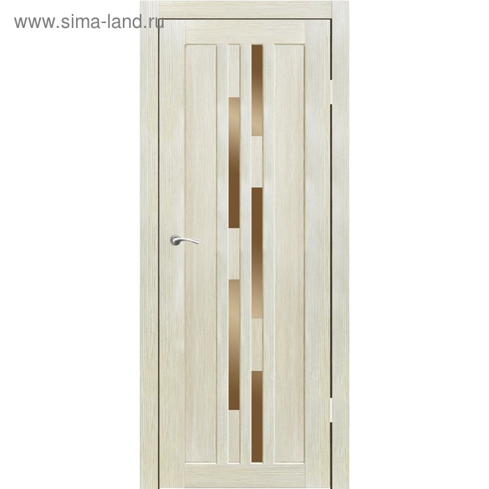 Дверное полотно "Оттава" Капучино, бронза сатин 2000x900
Дверное полотно "Оттава" Капучино, бронза сатин 2000x900