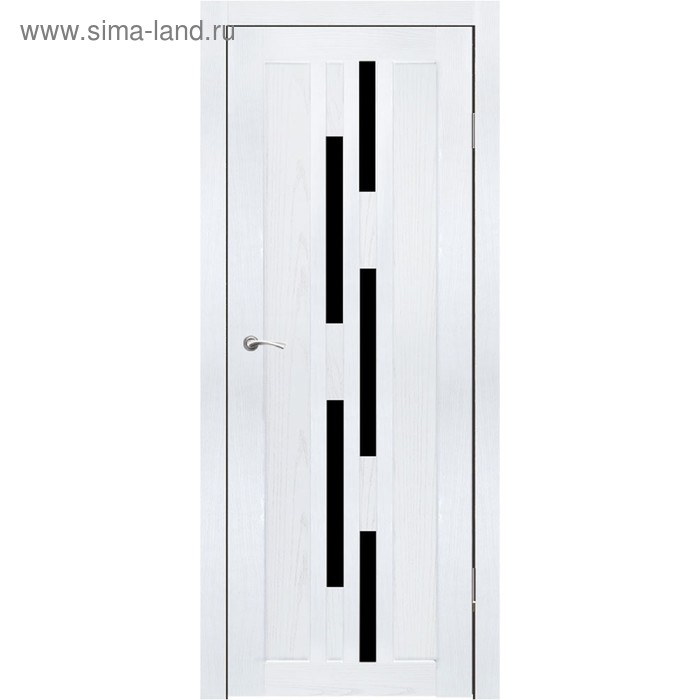 Дверное полотно "Оттава" Ясень белый, черный лакобель 2000x600
Дверное полотно "Оттава" Ясень белый, черный лакобель 2000x600