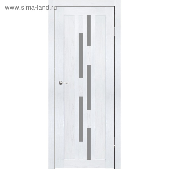 Дверное полотно "Оттава" Ясень белый, серый сатин 2000x800
Дверное полотно "Оттава" Ясень белый, серый сатин 2000x800