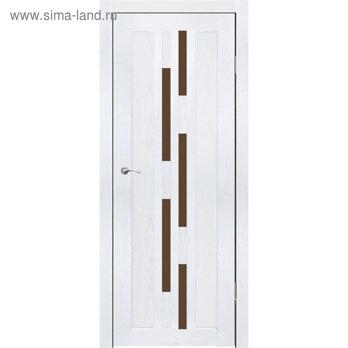 Дверное полотно "Оттава" Ясень белый, бронза сатин 2000x900
Дверное полотно "Оттава" Ясень белый, бронза сатин 2000x900