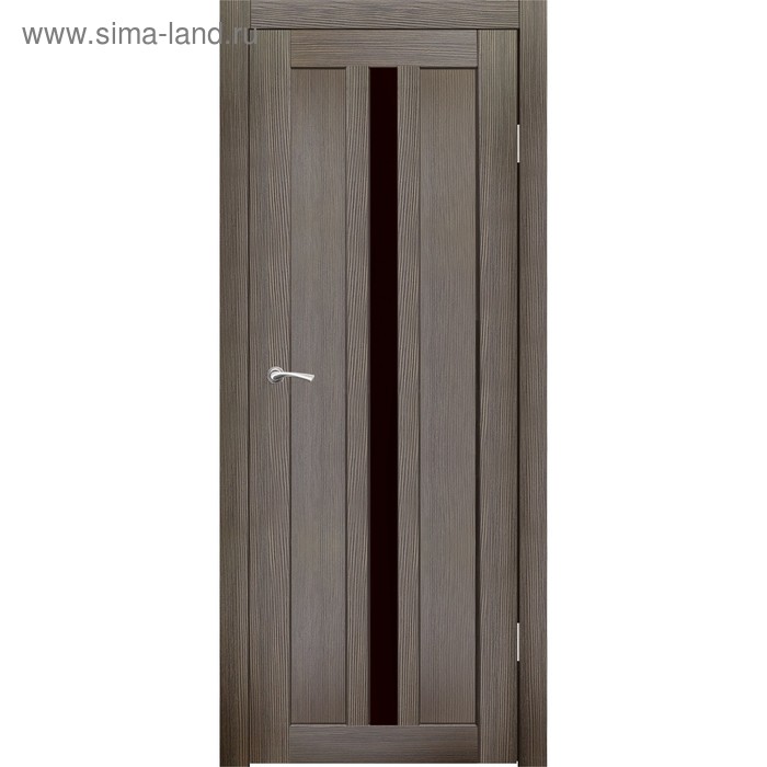 Дверное полотно "Монреаль 1" Какао, черный лакобель 2000x800 
Дверное полотно "Монреаль 1" Какао, черный лакобель 2000x800