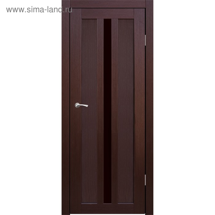 Дверное полотно "Монреаль 1" Каштан, черный лакобель 2000x700
Дверное полотно "Монреаль 1" Каштан, черный лакобель 2000x700