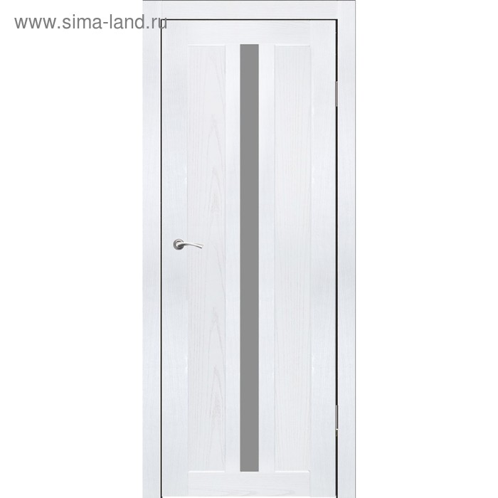 Дверное полотно "Монреаль 1" Ясень белый, серый сатин 2000x600
Дверное полотно "Монреаль 1" Ясень белый, серый сатин 2000x600