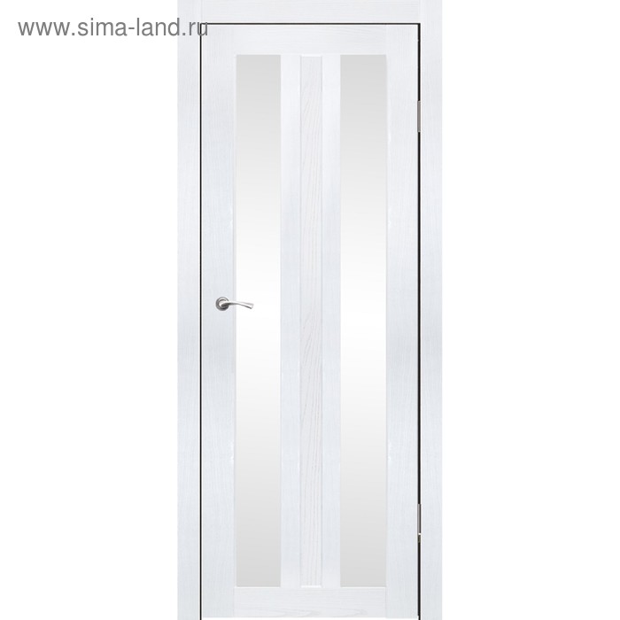 Дверное полотно "Монреаль 2" Ясень белый, белый лакобель 2000x800
Дверное полотно "Монреаль 2" Ясень белый, белый лакобель 2000x800