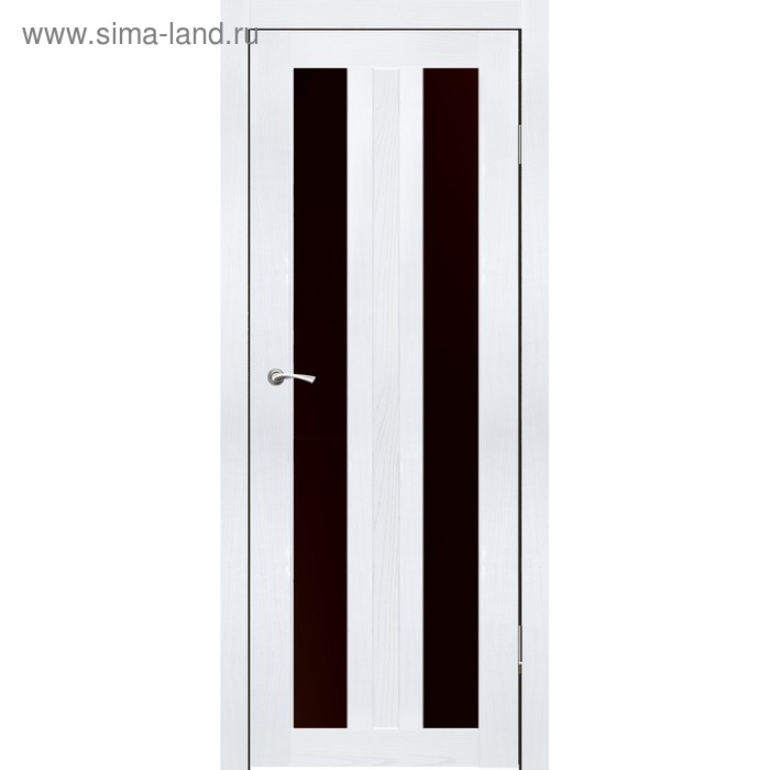 Дверное полотно "Монреаль 2" Ясень белый, черный лакобель 2000x800
Дверное полотно "Монреаль 2" Ясень белый, черный лакобель 2000x800