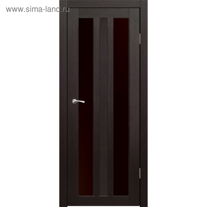 Дверное полотно "Монреаль 2" Венге, черный лакобель 2000x700
Дверное полотно "Монреаль 2" Венге, черный лакобель 2000x700