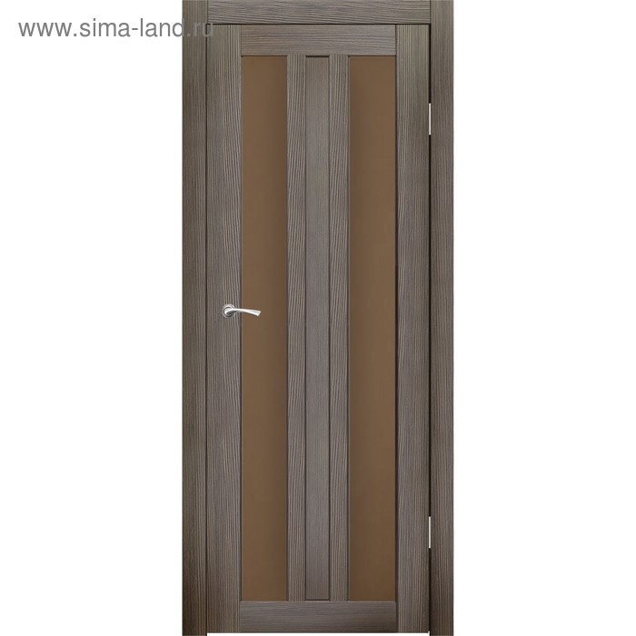 Дверное полотно "Монреаль 2" Какао, бронза сатин 2000x700
Дверное полотно "Монреаль 2" Какао, бронза сатин 2000x700