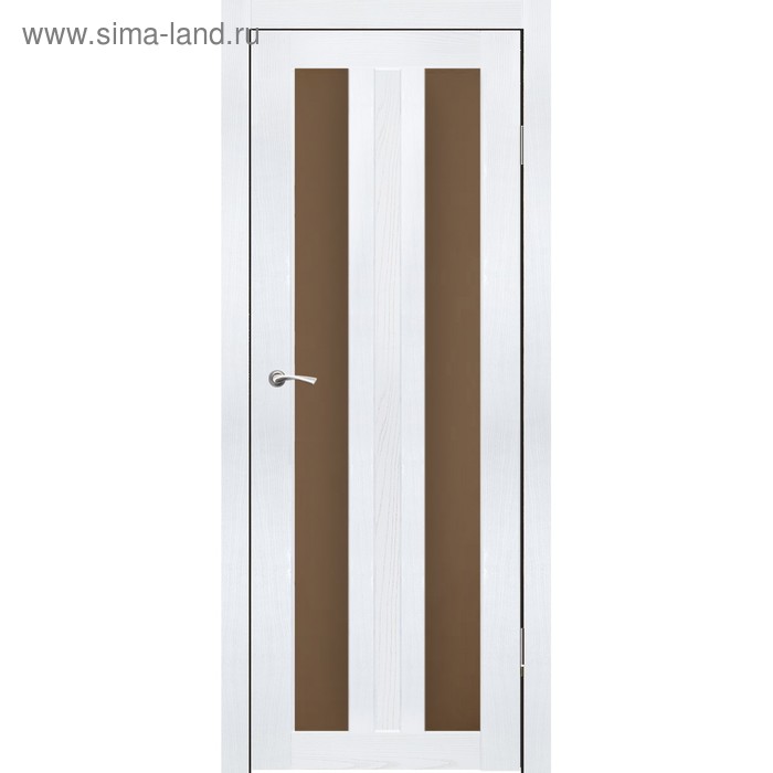 Дверное полотно "Монреаль 2" Ясень белый, бронза сатин 2000x700
Дверное полотно "Монреаль 2" Ясень белый, бронза сатин 2000x700