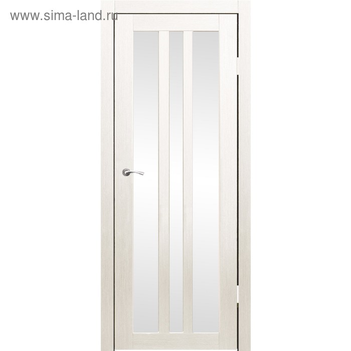 Дверное полотно "Монреаль 3" Дуб перламутр, белый лакобель 2000x800 
Дверное полотно "Монреаль 3" Дуб перламутр, белый лакобель 2000x800