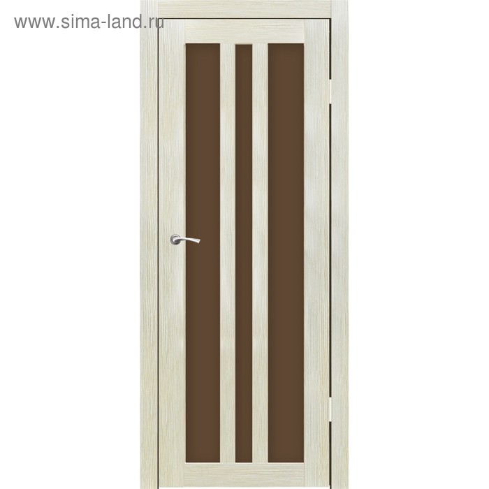 Дверное полотно "Монреаль 3" Капучино, бронза сатин 2000x800 
Дверное полотно "Монреаль 3" Капучино, бронза сатин 2000x800