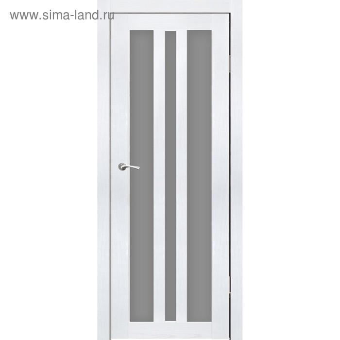 Дверное полотно "Монреаль 3" Ясень белый, серый сатин 2000x700
Дверное полотно "Монреаль 3" Ясень белый, серый сатин 2000x700