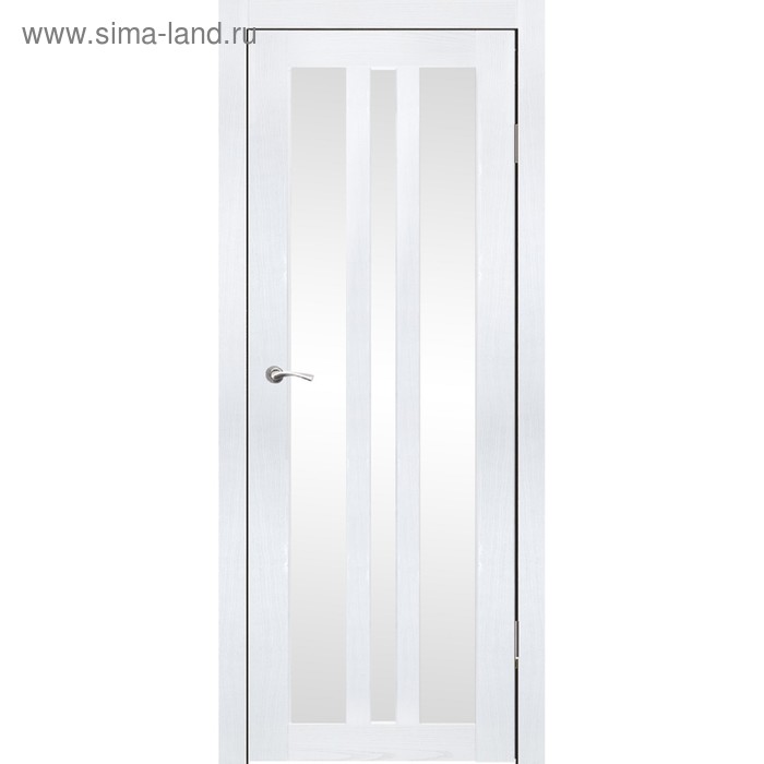 Дверное полотно "Монреаль 3" Ясень белый, белый лакобель 2000x700
Дверное полотно "Монреаль 3" Ясень белый, белый лакобель 2000x700