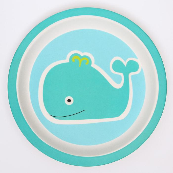 Тарелка из бамбука, рисунок МИКС 
Тарелка из бамбука, рисунок МИКС