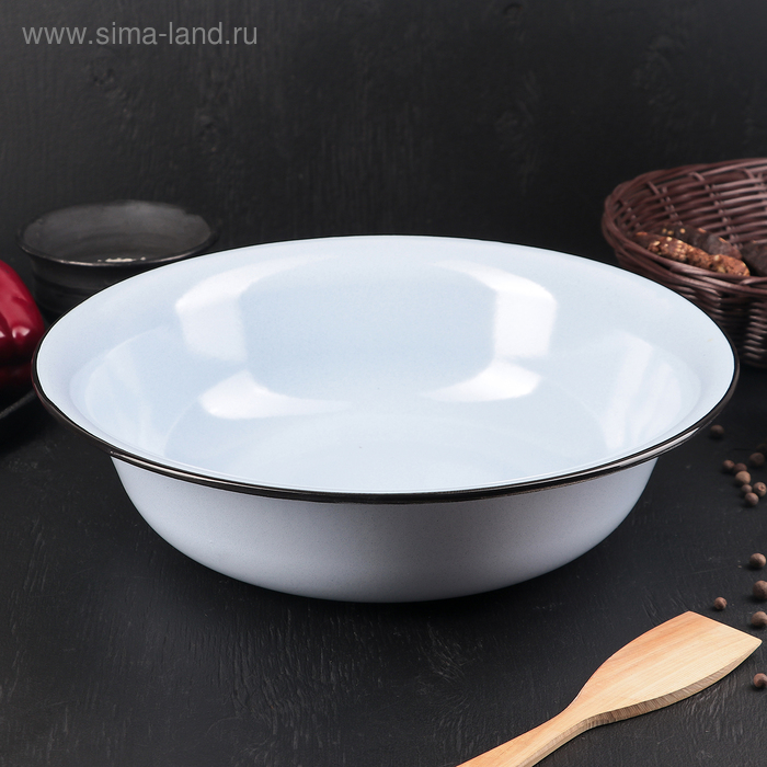 Миска, 4 л, цвет светло-голубой 
Миска, 4 л, цвет светло-голубой