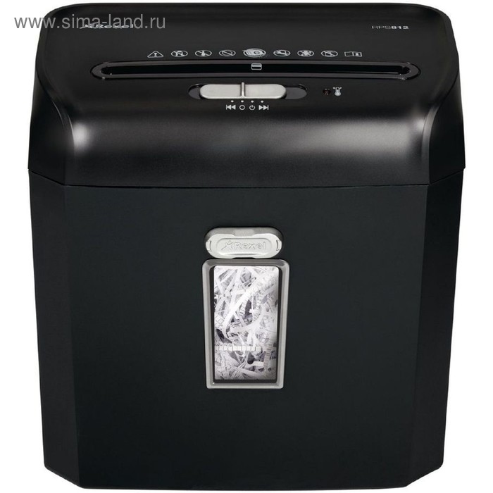 Шредер Rexel Promax RPS812 (Р-2), ленты 6мм, 8 листов одн, скрепки, скобы, пл.карты, 12л
Шредер Rexel Promax RPS812 (Р-2), ленты 6мм, 8 листов одн, скрепки, скобы, пл.карты, 12л