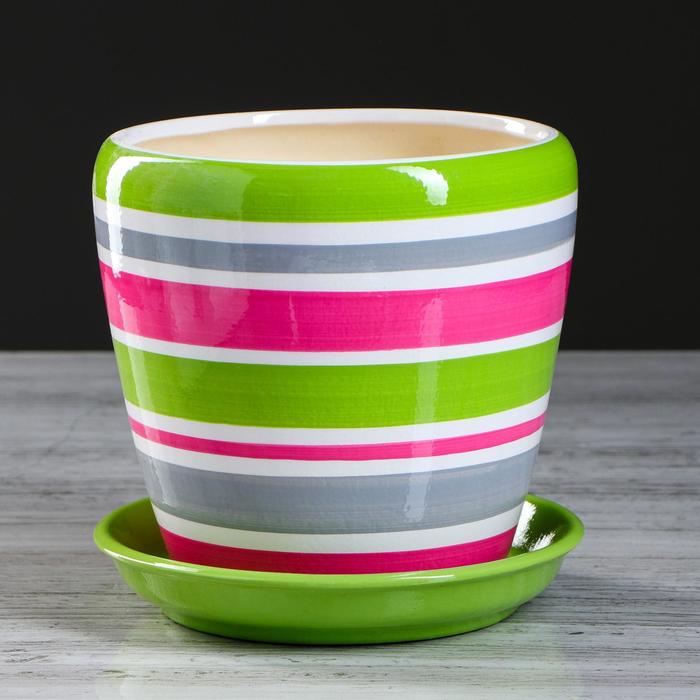 Горшок для цветов "Грация", глянец, керамика, 2.3 л
Горшок для цветов "Грация", глянец, керамика, 2.3 л