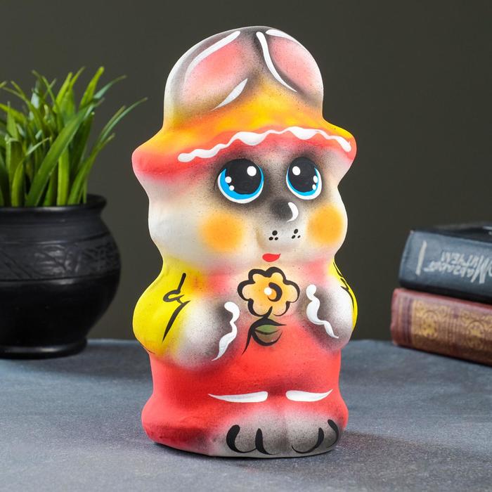 Копилка "Зайка в панаме" 10х12х21см
Копилка "Зайка в панаме" 10х12х21см