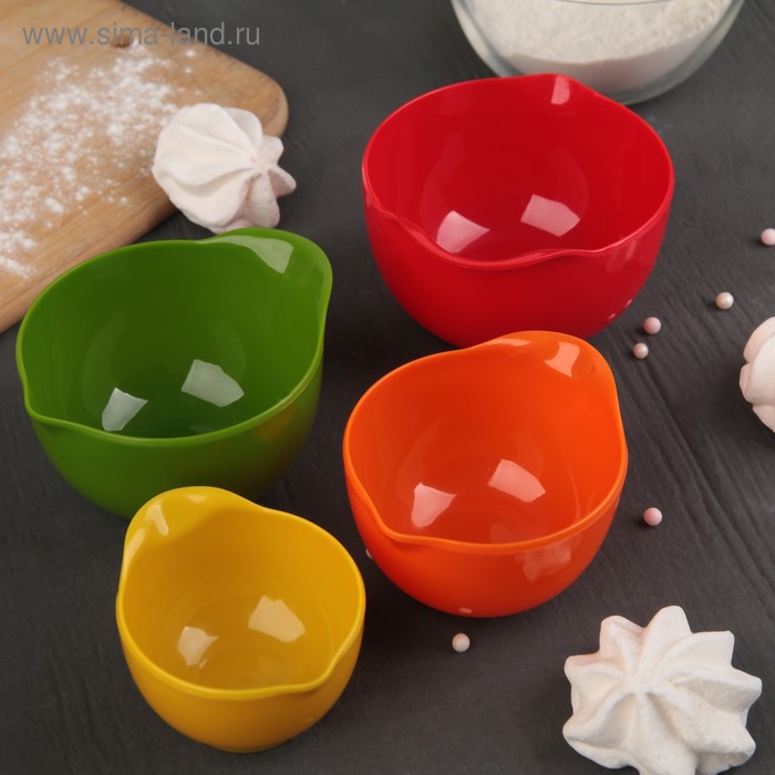 Набор мерных ёмкостей «Афина», 4 шт: 62, 125, 188, 250 мл, цвет МИКС
Набор мерных ёмкостей «Афина», 4 шт: 62, 125, 188, 250 мл, цвет МИКС