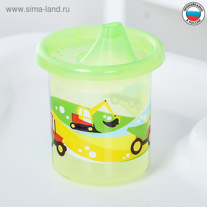 Поильник детский «Транспорт» с твёрдым носиком 200 мл, цвет желтый/зеленый
Поильник детский «Транспорт» с твёрдым носиком 200 мл, цвет желтый/зеленый