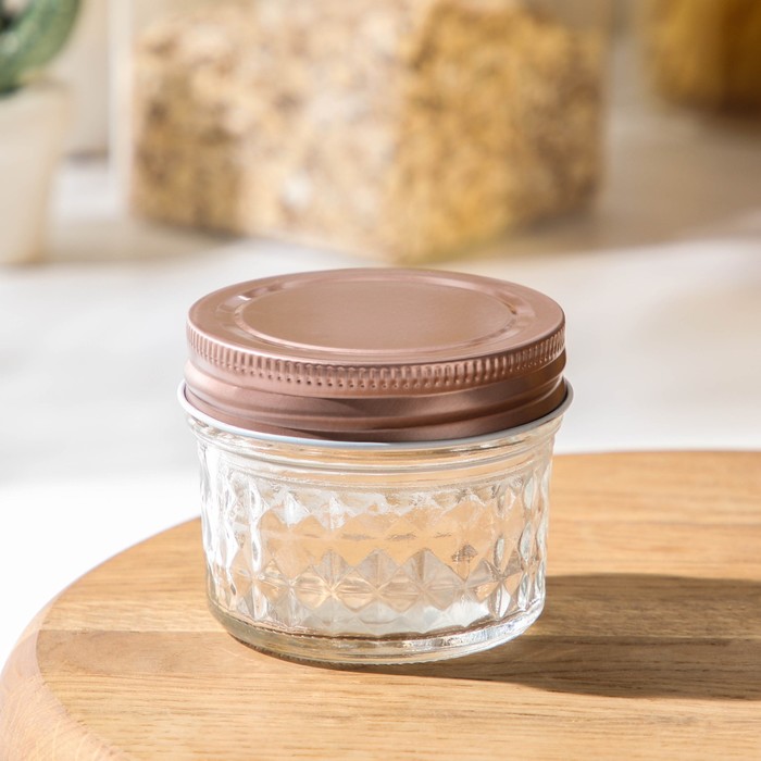 Банка стеклянная для сыпучих продуктов «Профи изыск», 130 мл, 7×5 см, цвет МИКС
Банка стеклянная для сыпучих продуктов «Профи изыск», 130 мл, 7×5 см, цвет МИКС