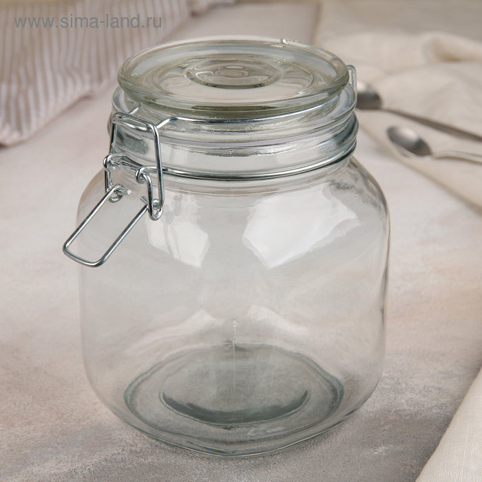 Банка для сыпучих продуктов «Квадрат», 11×15×15 см, с бугельным замком 
Банка для сыпучих продуктов «Квадрат», 11×15×15 см, с бугельным замком