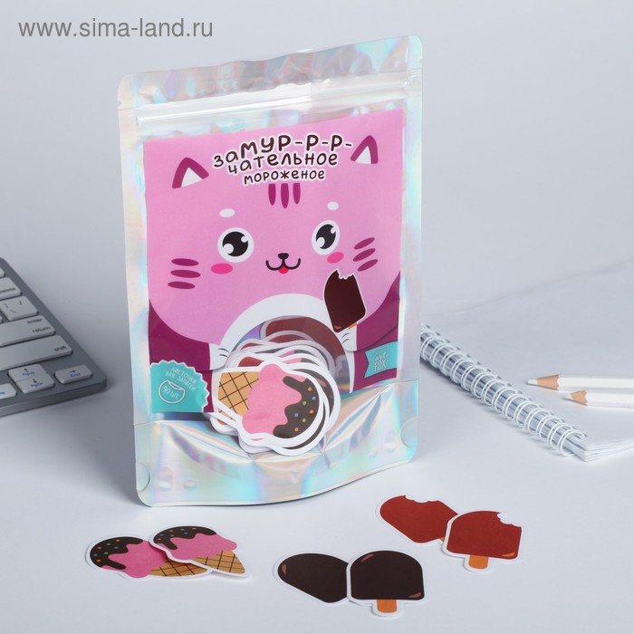 Бумага для записей "Замурчательное мороженое", 90 листов
Бумага для записей "Замурчательное мороженое", 90 листов