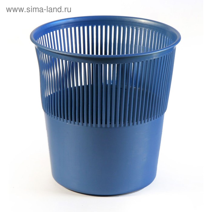 Корзина для бумаг и мусора Uni, 12 литров, пластик, сетчатая, синяя
Корзина для бумаг и мусора Uni, 12 литров, пластик, сетчатая, синяя