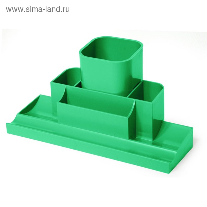 фото Органайзер настольный "башня" зеленый