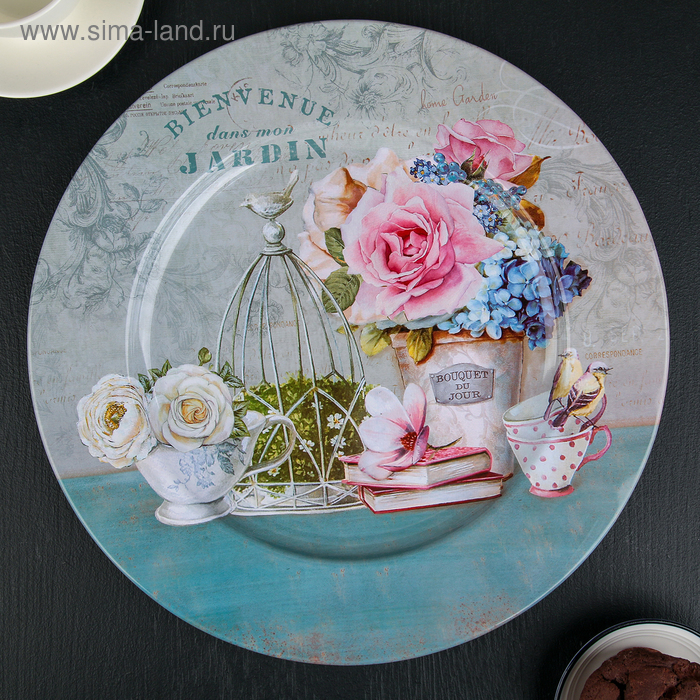 Поднос «Жардин», d=33 см, металлический
Поднос «Жардин», d=33 см, металлический