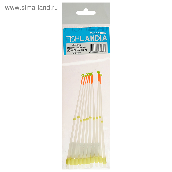 Сторожок Fishlandia, лавсан, классика, 150 × 0,30, 0,6 г, 701-0,6
Сторожок Fishlandia, лавсан, классика, 150 × 0,30, 0,6 г, 701-0,6