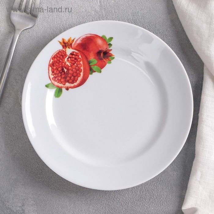 Тарелка мелкая «Гранат», d=17 см
Тарелка мелкая «Гранат», d=17 см