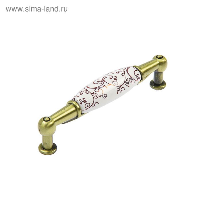 Ручка-скоба с фарфором SF01-04, 96мм, бронза
Ручка-скоба с фарфором SF01-04, 96мм, бронза