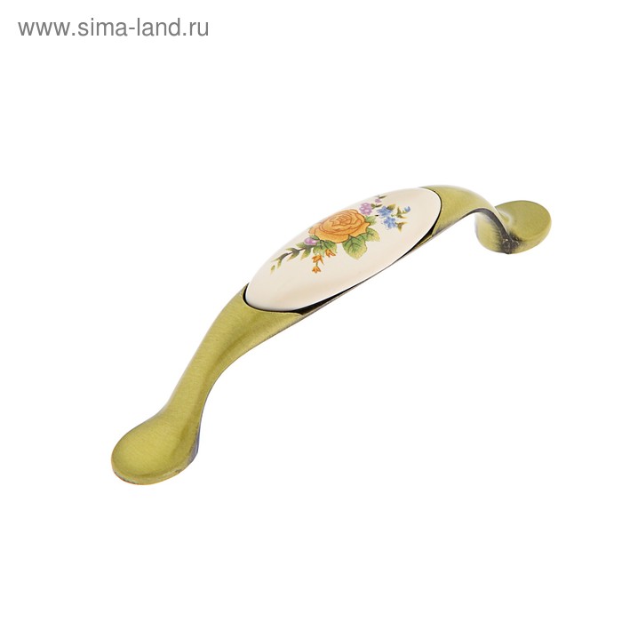 Ручка-скоба с фарфором SF02-06, 96мм, бронза
Ручка-скоба с фарфором SF02-06, 96мм, бронза