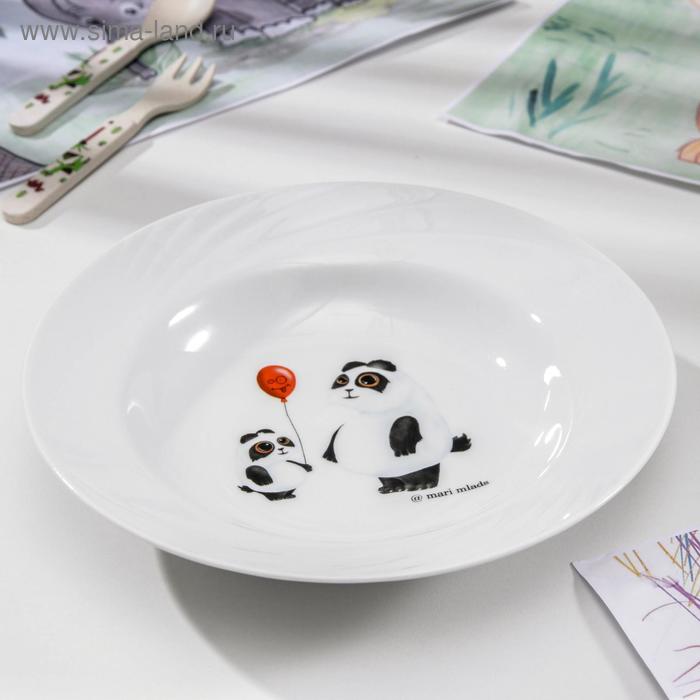 Тарелка глубокая «Панда», 230 мл, d=20 см
Тарелка глубокая «Панда», 230 мл, d=20 см