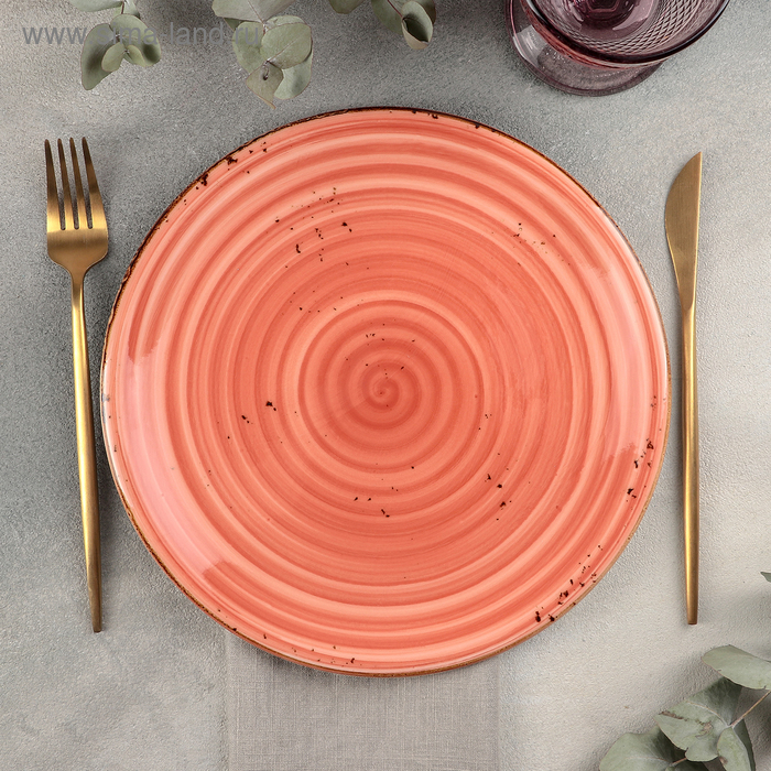 Тарелка обеденная «Латерит», d=25 см, цвет оранжевый
Тарелка обеденная «Латерит», d=25 см, цвет оранжевый