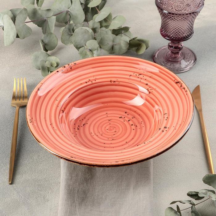 Тарелка для пасты «Латерит», d=25 см, 400 мл, цвет оранжевый
Тарелка для пасты «Латерит», d=25 см, 400 мл, цвет оранжевый