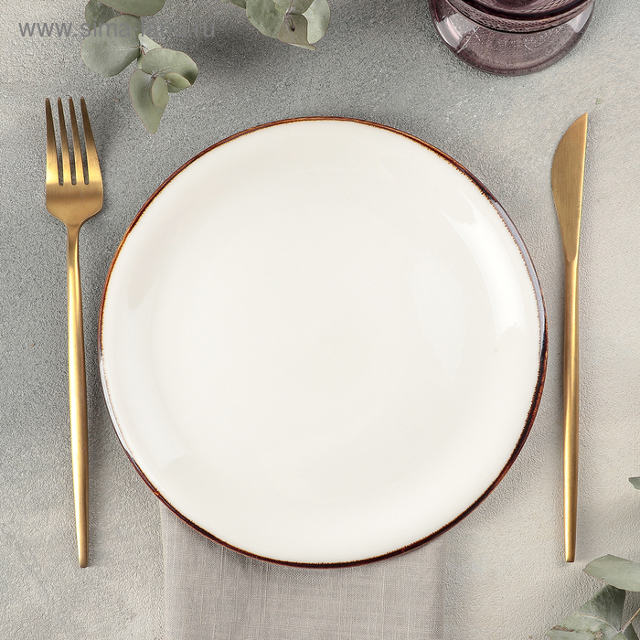 Тарелка обеденная «Глеам», d=21 см 
Тарелка обеденная «Глеам», d=21 см