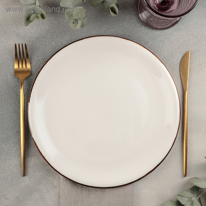 Тарелка обеденная «Глеам», d=25 см, цвет белый
Тарелка обеденная «Глеам», d=25 см, цвет белый