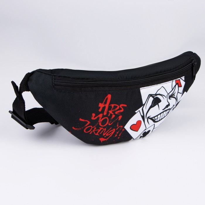 Сумка поясная «Джокер» 32х8х15 см, отдел на молнии, цвет чёрный
Сумка поясная «Джокер» 32х8х15 см, отдел на молнии, цвет чёрный