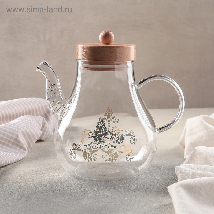 Чайник заварочный «Эко. Восток», с металлическим ситом, 1 л
Чайник заварочный «Эко. Восток», с металлическим ситом, 1 л