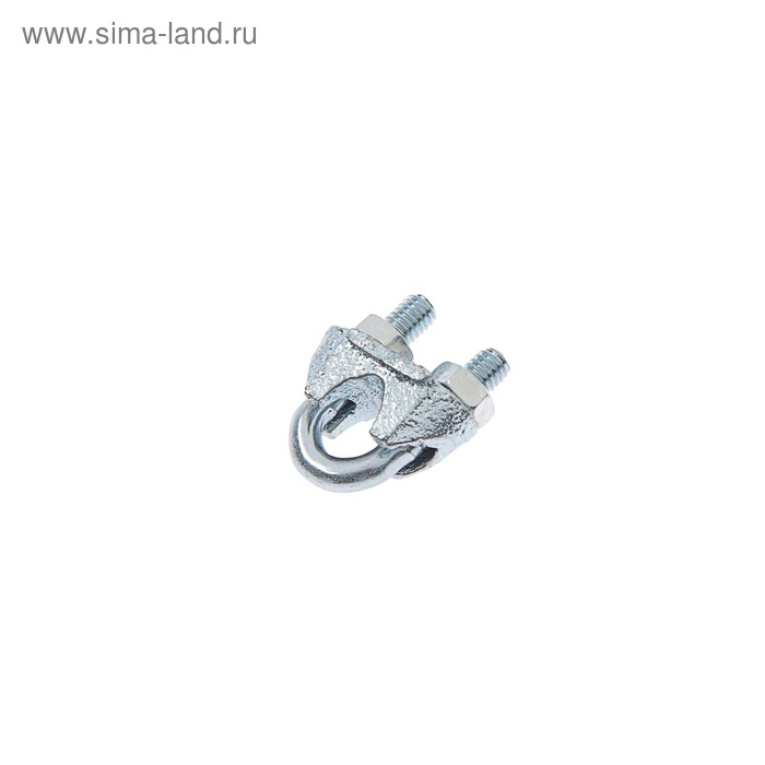 фото Зажим троса din 741 6мм,2 шт "fixbox" стройбат